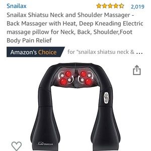 Shiatsu massager